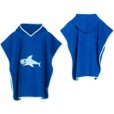 Kids UV Swimwear Set with Aqua Shoes and Beach Poncho Shark 25