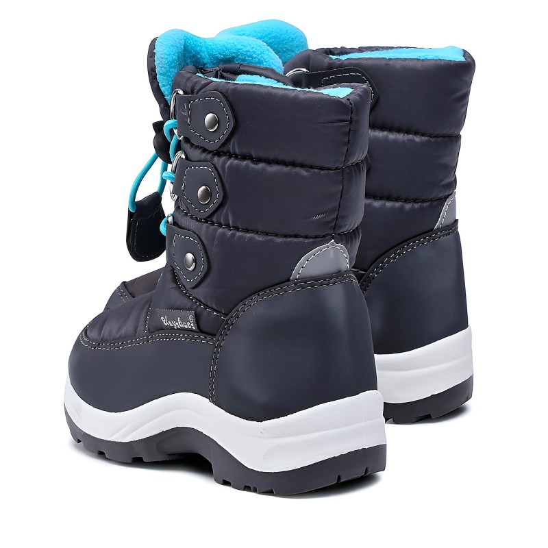 Kids winter boots for boys Graffiti/Blue