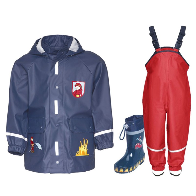 Set de ploaie pentru copii Pompier 5