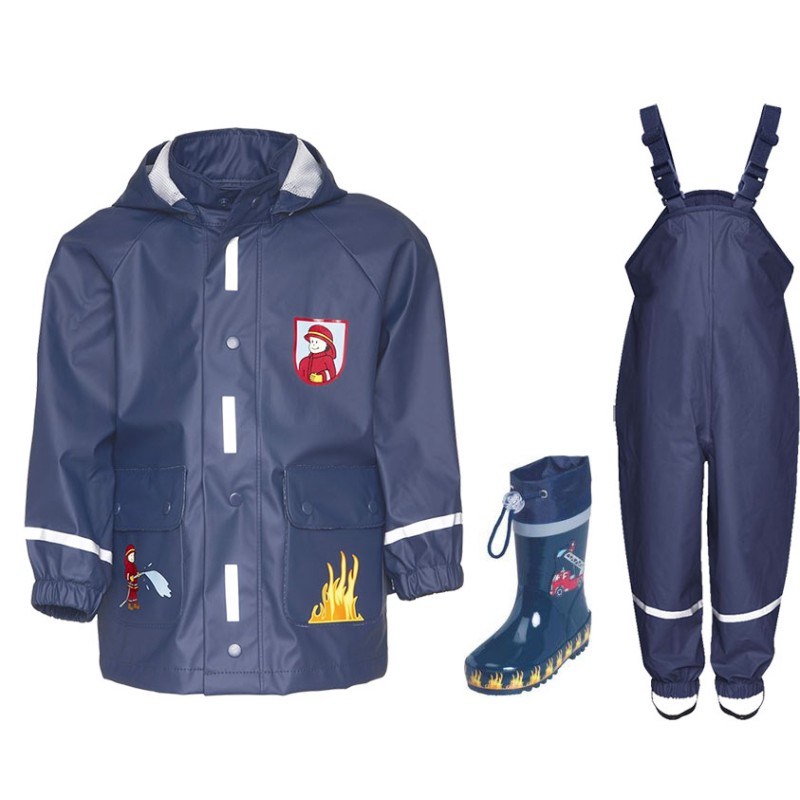 Children’s Rain Set “Fire Truck16”