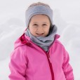 Детска топла лента за глава от полар, сива – Playshoes