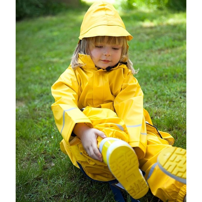 Kids Raincoat Yellow Playshoes