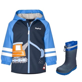 Kids’ Digger Raincoat and Rain Boots 1