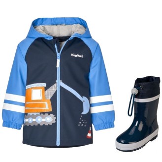 Kids’ Digger Raincoat and Rain Boots 2