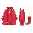 Set de ploaie pentru copii și cizme „Roșu 10” Playshoes