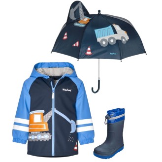 Kids Raincoat Set Playshoes – Digger 31