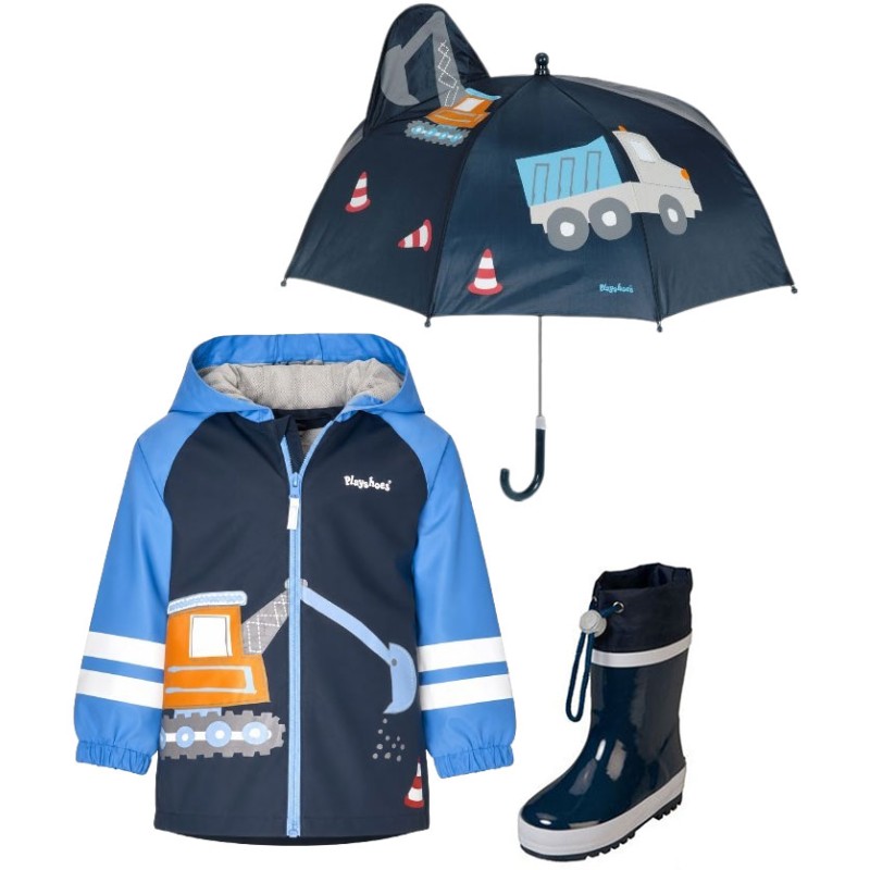 Set Pelerină Copii Playshoes – Excavator  36