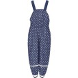 Salopeta de ploaie pentru copii Buline bleumarin