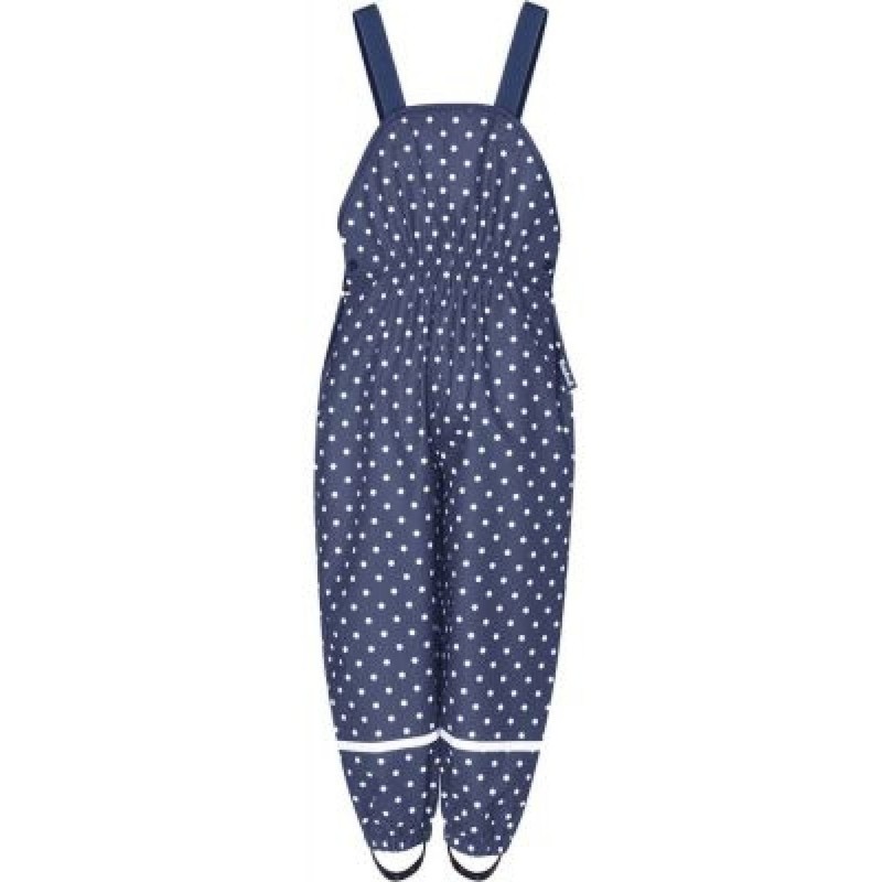 Salopeta de ploaie pentru copii Buline bleumarin