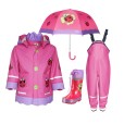 Set ploaie copii Ladybug 1 – pelerină, pantaloni, cizme și umbrelă Playshoes