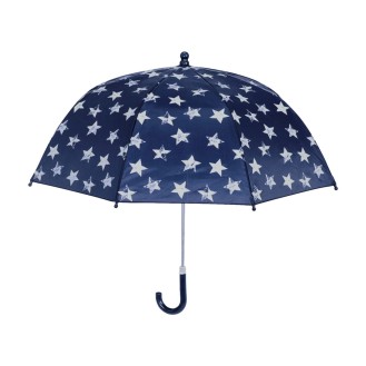 Kids' Rain Umbrella Stars, Navy Blue – Playshoes