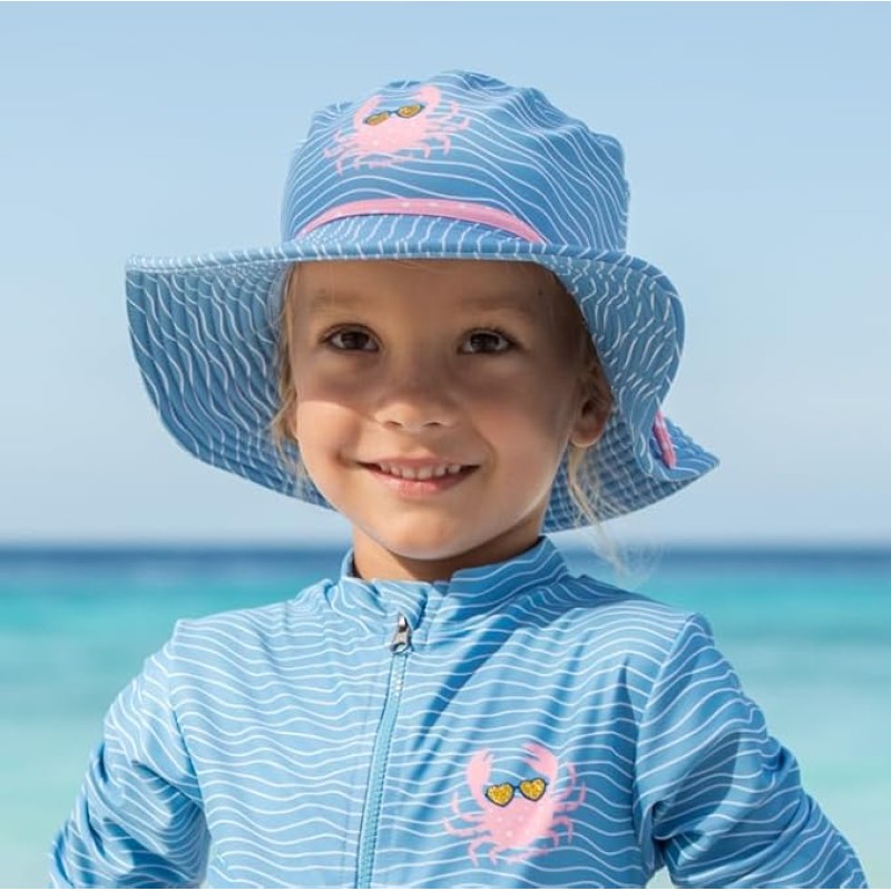 Kids UV Protection Sun Hat Crab