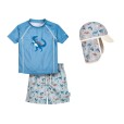 Costum de baie cu filtru UV in setul Dino Allover 4