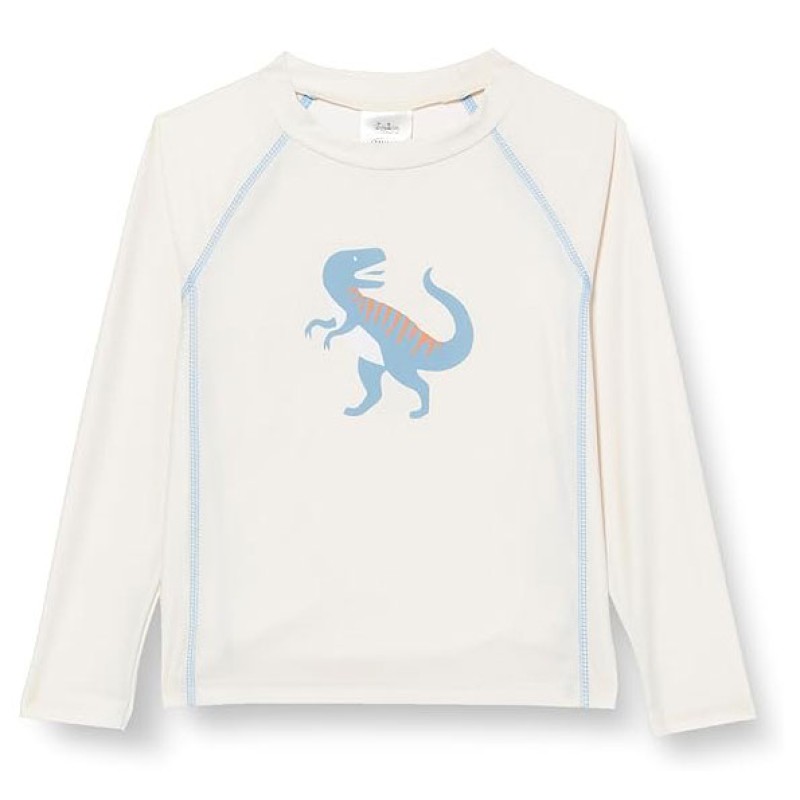 Children’s UV Protection Shirt Dino in Ecru