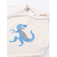 Children’s UV Protection Shirt Dino in Ecru
