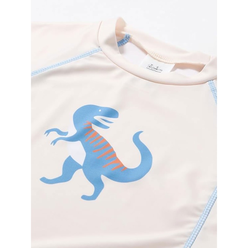 Children’s UV Protection Shirt Dino in Ecru