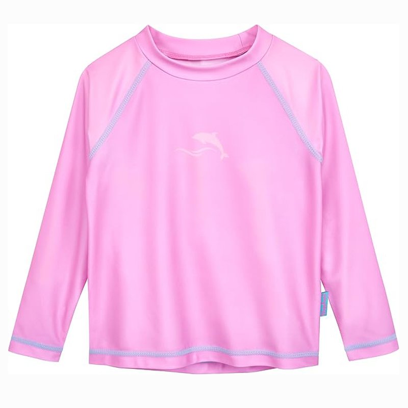 Kids UV Protection Long Sleeve Shirt UPF 50+ “Sharks” – Purple