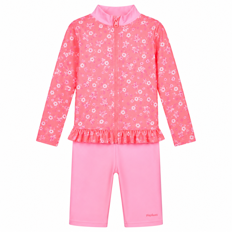 Costum de baie cu maneca lunga copii Hawaii