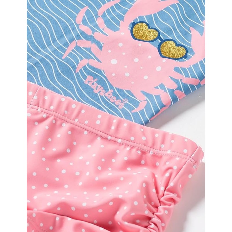 Girls swimsuits UV Protection Crab