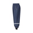 Pantaloni de ploaie copii bleumarin cu polar