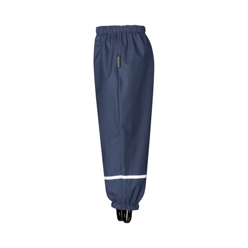 Pantaloni de ploaie copii bleumarin cu polar