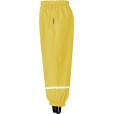 Pantaloni de ploaie copii galbeni cu polar