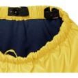 Pantaloni de ploaie copii galbeni cu polar
