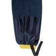 Pantaloni de ploaie copii galbeni cu polar