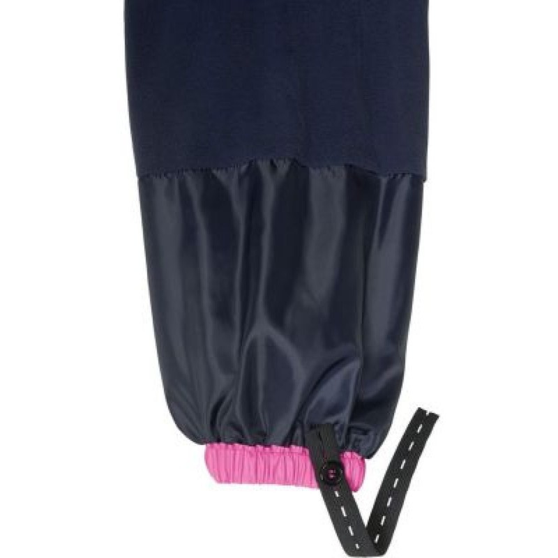 Fleece kids rain pants Pink