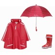 Kids Raincoat Set Playshoes – Red 9