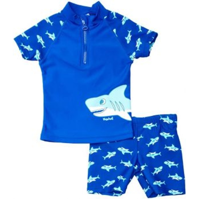 Costum de baie pentru copii cu protecție UV – Rechin 3