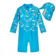 Costum de baie cu filtru UV in setul Sea animals 2