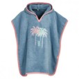 Kids towel poncho Palms
