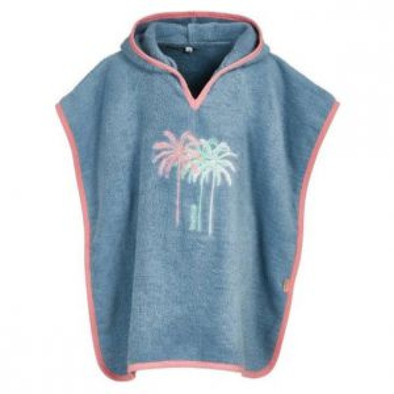 Kids towel poncho Palms