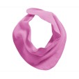 Fular roz pentru copii cu velcro