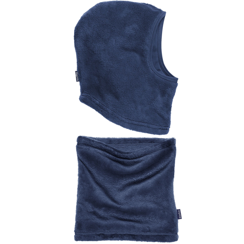 Children’s Fleece Balaclava Hat and Neck Warmer – Dark Blue