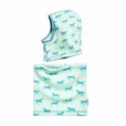 Set pentru copii – Căciulă tip mască și fular tip tub Căluți