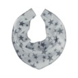Fular pentru copii cu velcro – Stele gri